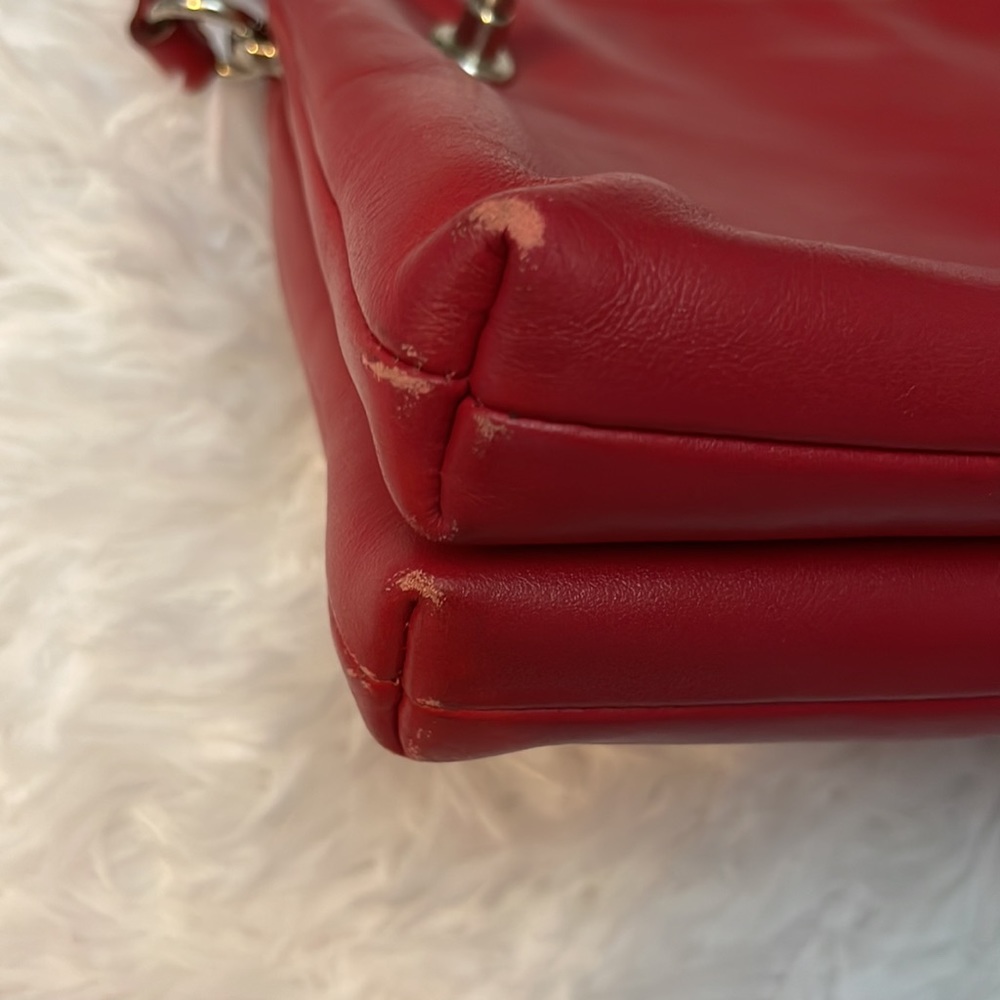 Red Coach Bag - Picture 6 of 8